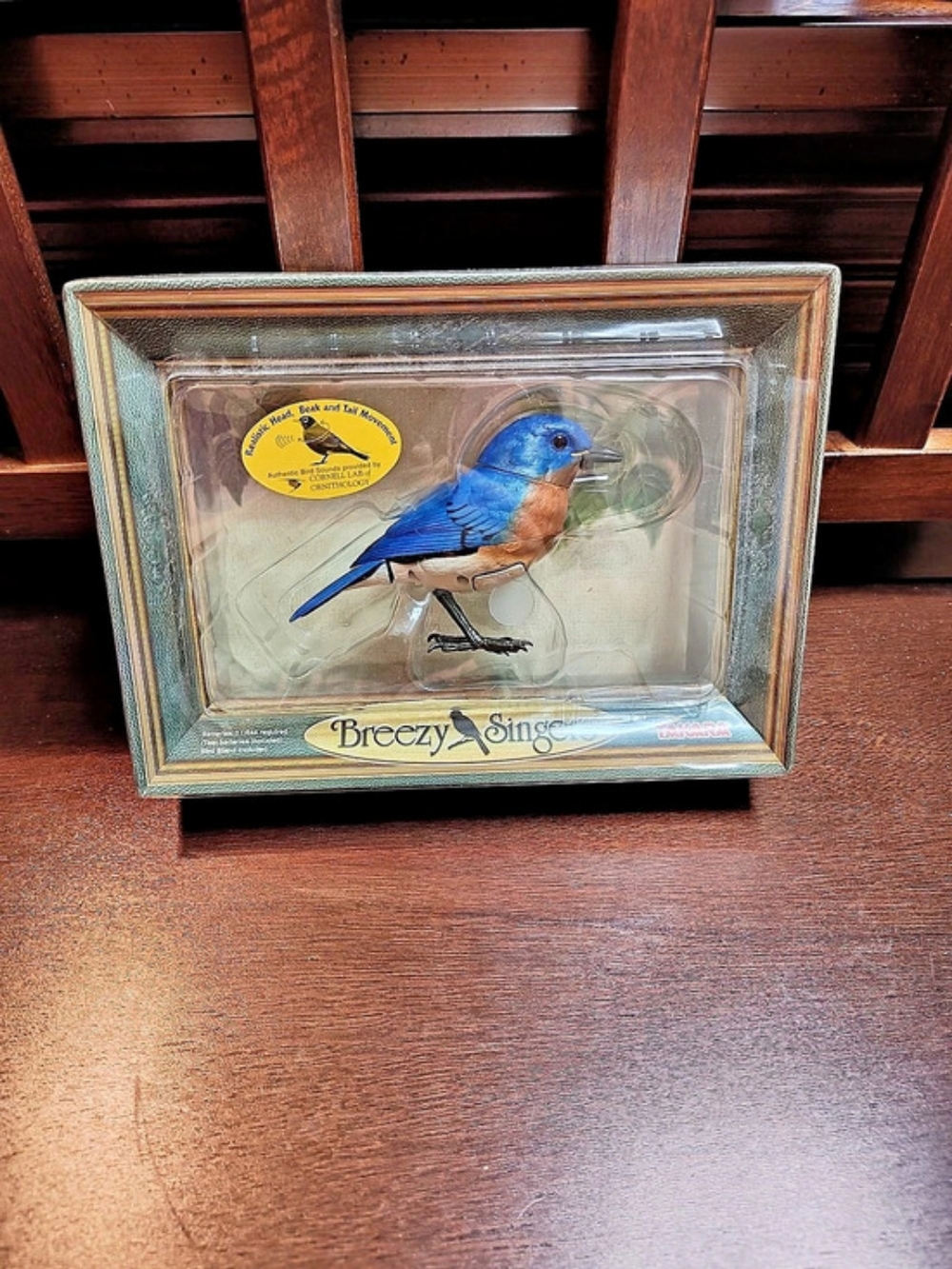 Vintage 2003 Takara Breezy Singers Motion Activated Eastern Bluebird NIB New